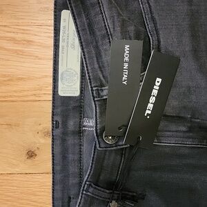 Diesel Skinzee Royal Indigo Dark Wash Skinny Jeans Sz26